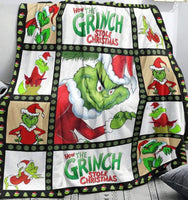 How The Gr!nch Stole Christmas Plush Throw Blanket