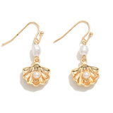 Lucky Pearl Clam Earrings