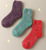 Thick Sparkling Fuzzy Socks