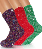 Thick Sparkling Fuzzy Socks