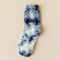 Soft Plush Knit Tie-Dye Socks