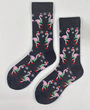 Flamingo Christmas Socks