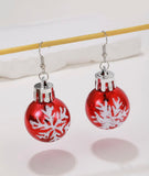 Christmas Snowflake Ornament Earrings