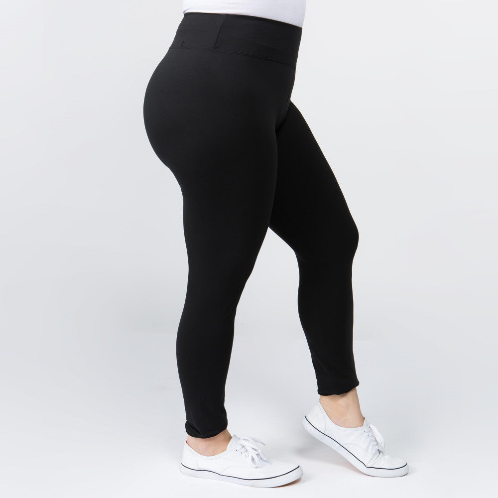 New Mix Peach Skin Leggings-Curvy