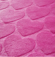 Pink Heart Plush Blanket