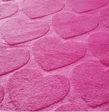 Pink Heart Plush Blanket