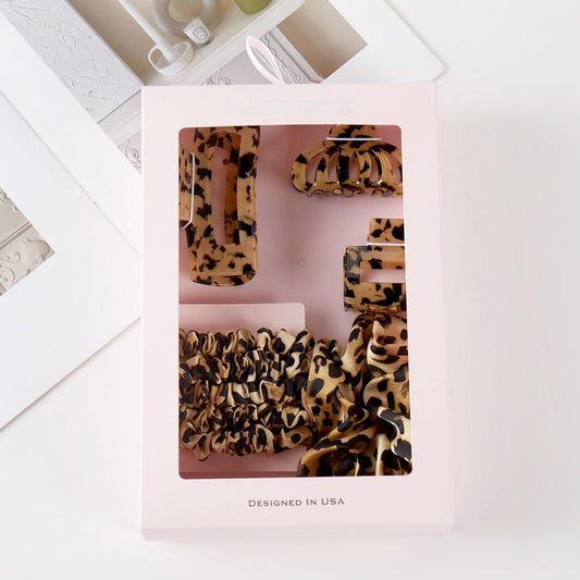 Leopard Theme Hair Accessory Box