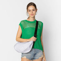 Water Resistant Aqua Crossbody Bag