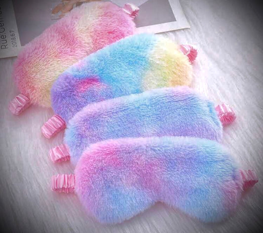 Sleepy Shaggy Soft Cotton Candy Eye Mask