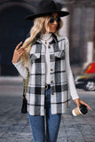 Plaid Button Up Vest Coat