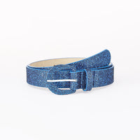 Sequin PU Leather Belt