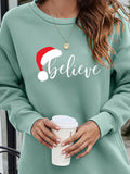 BELIEVE Graphic Tunic Sweatshirt