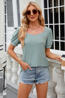 Eyelet Short Sleeve T-Shirt