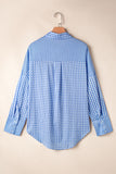 Plaid Button Up Long Sleeve Shirt