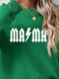 Letter Graphic Dropped Shoulder Sweatshirt