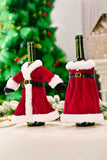 2-Pack Christmas Dress Wine Bottle Covers