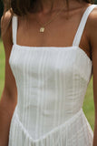 Square Neck Wide Strap Cami Dress