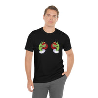 Bella Canvas Grinchy Ornament Hands Unisex Tee