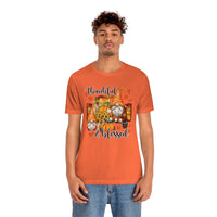 Thanksgiving Gnomes- Bella Canvas Unisex Jersey Short Sleeve Tee