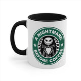 A Nightmare Before Coffee Accent Coffee Mug, 11oz