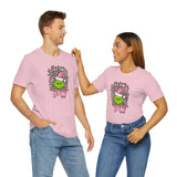 Pink Resting Grinchmas Bella Canvas Tee