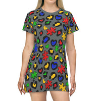 Autism Awareness T-Shirt Dress