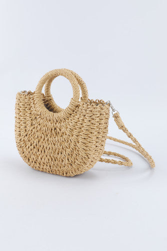 Cute Mini Woven Straw Fashion Tote Bag