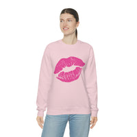 Hot Pink Lips Crewneck Sweatshirt