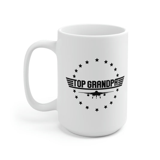Top Grandpa Ceramic Mug 15oz