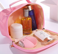 Sequined Pink Cosmetic Bag