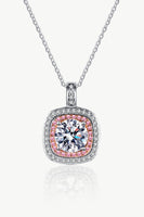 Moissanite Geometric Pendant Necklace