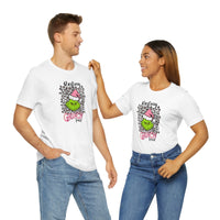 Pink Resting Grinchmas Bella Canvas Tee