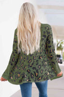 Printed Long Sleeve Cardigan