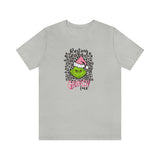 Pink Resting Grinchmas Bella Canvas Tee