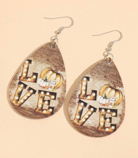 Fall LOVE Earrings