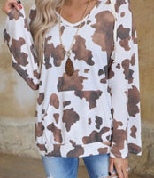 Holy Cow Print Top