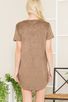 Micro Sued Tunic Dress