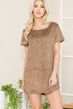 Micro Sued Tunic Dress