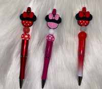 Mini M Beaded Pens