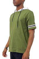 MEN’S SHORT SLEEVE HOODED SHIRT