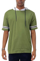 MEN’S SHORT SLEEVE HOODED SHIRT