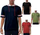 MEN’S SHORT SLEEVE HOODED SHIRT