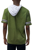 MEN’S SHORT SLEEVE HOODED SHIRT