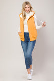 Hooded Sherpa Fur Lined Vest Jacket