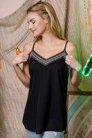 Ninexis Trim Attached Camisole Top with Adjustable Trim