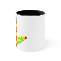 ASL Autism Awareness Accent Mug