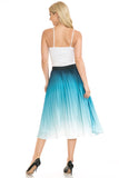 Women's High Waist Pleated A-Line Swing