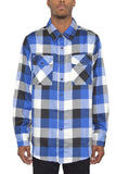 Men's Checkered Long Sleeve Flannel Shirt