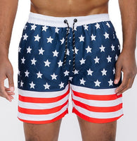 American Flag Swim Shorts