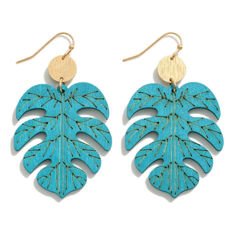 Palm Leaf Earrings